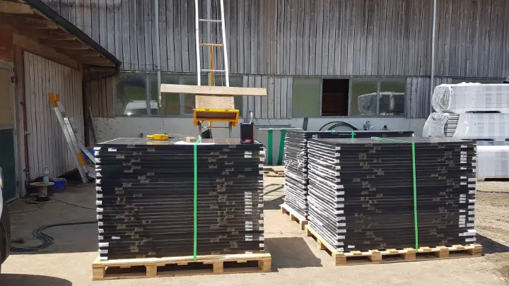 Démontage des panneaux