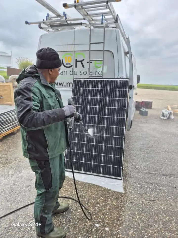 Nettoyage des panneaux